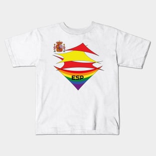 Spain pride flag Kids T-Shirt